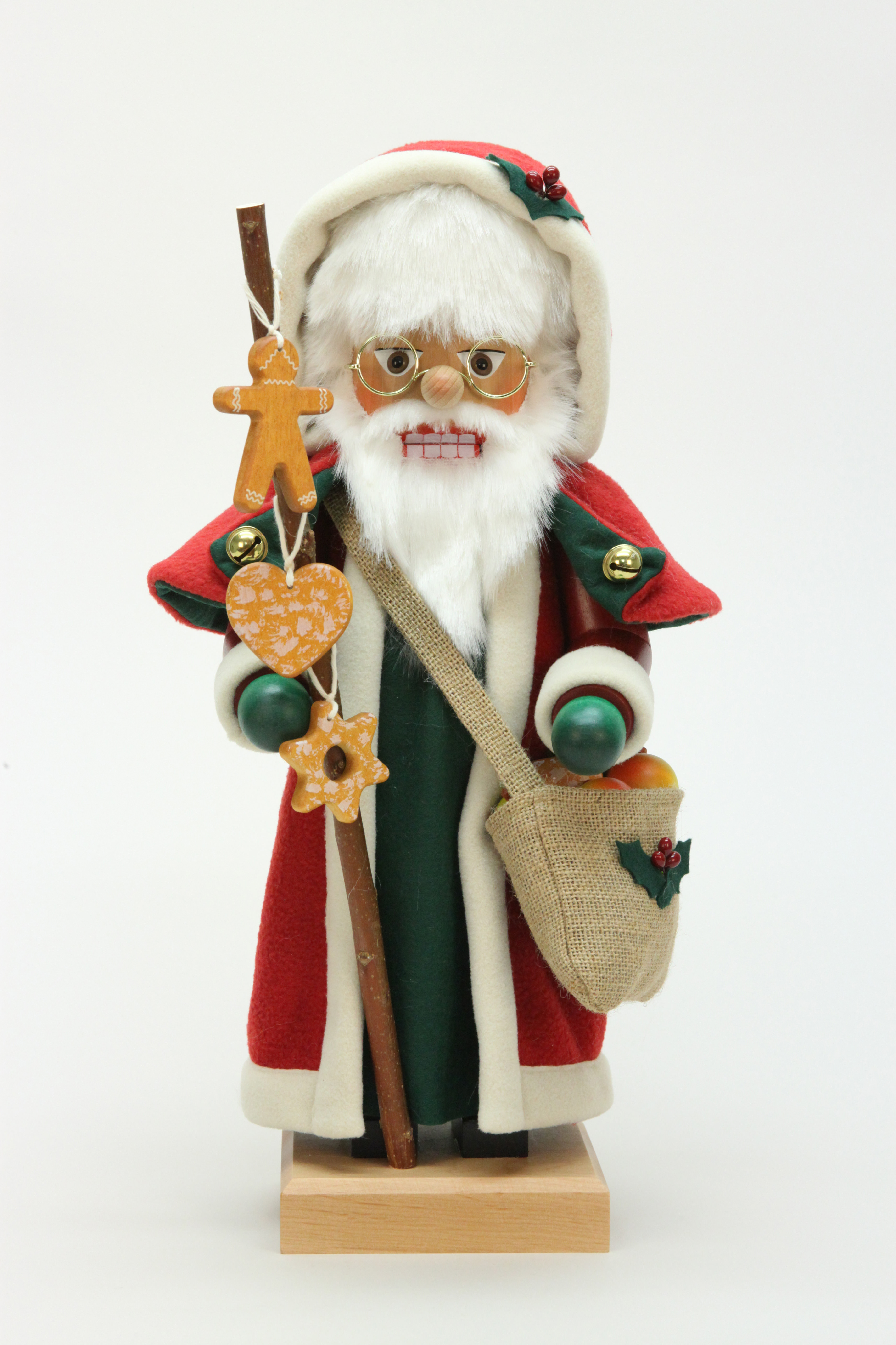 Nussknacker Frau Nikolaus Erzgebirgskunst Drechsel