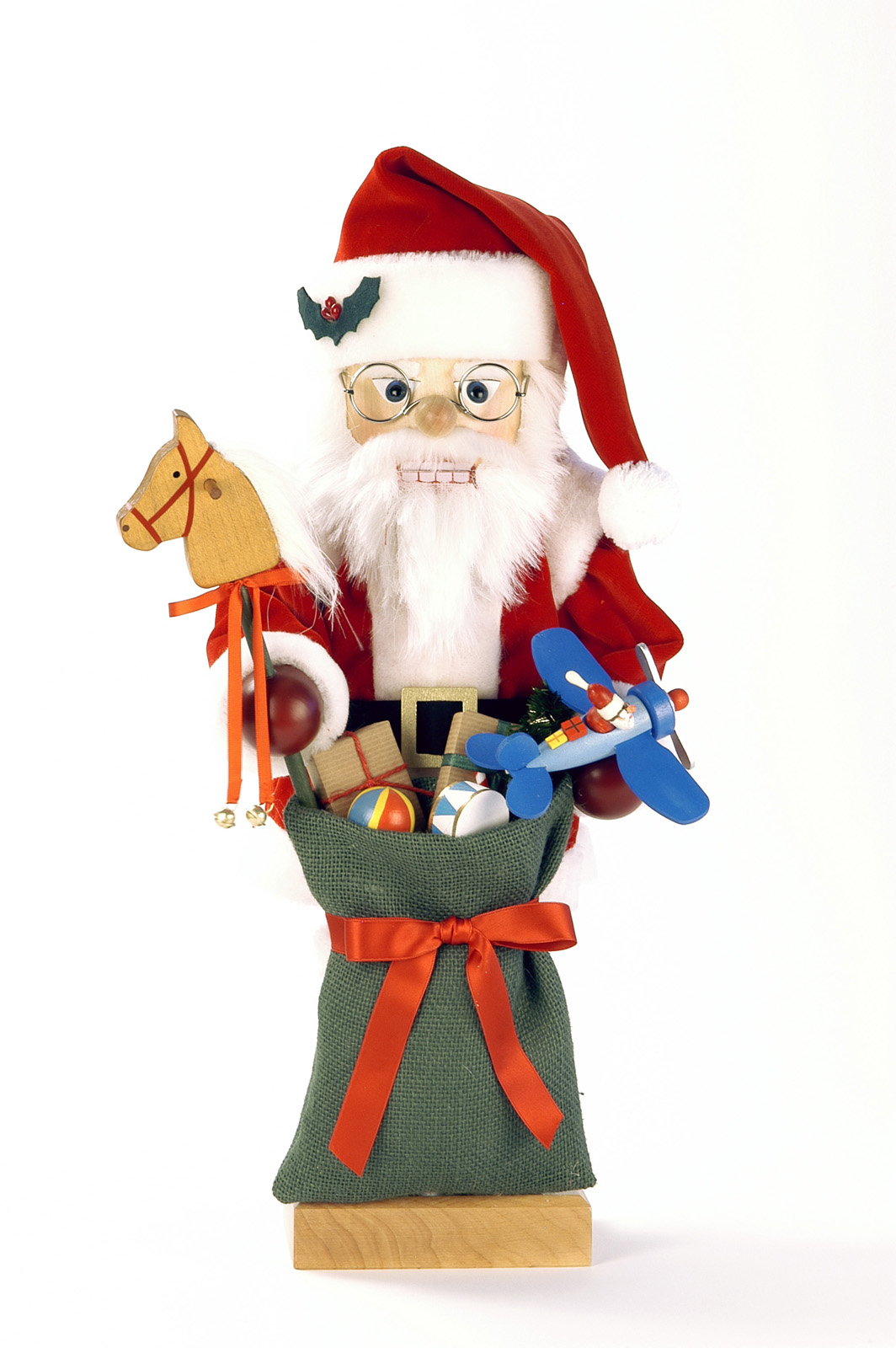Weihnachtsnussknacker Aus Holz – 38 Cm Große Figur, Traditionelles Ornament Für Wohnzimmer & Deko