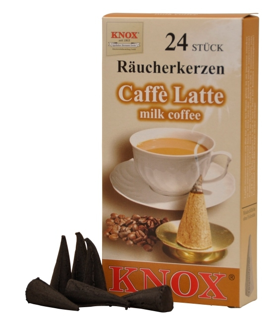 Räucherkerzen  - Exotisch Caffé Latte  35g, 24 Stk. Packung