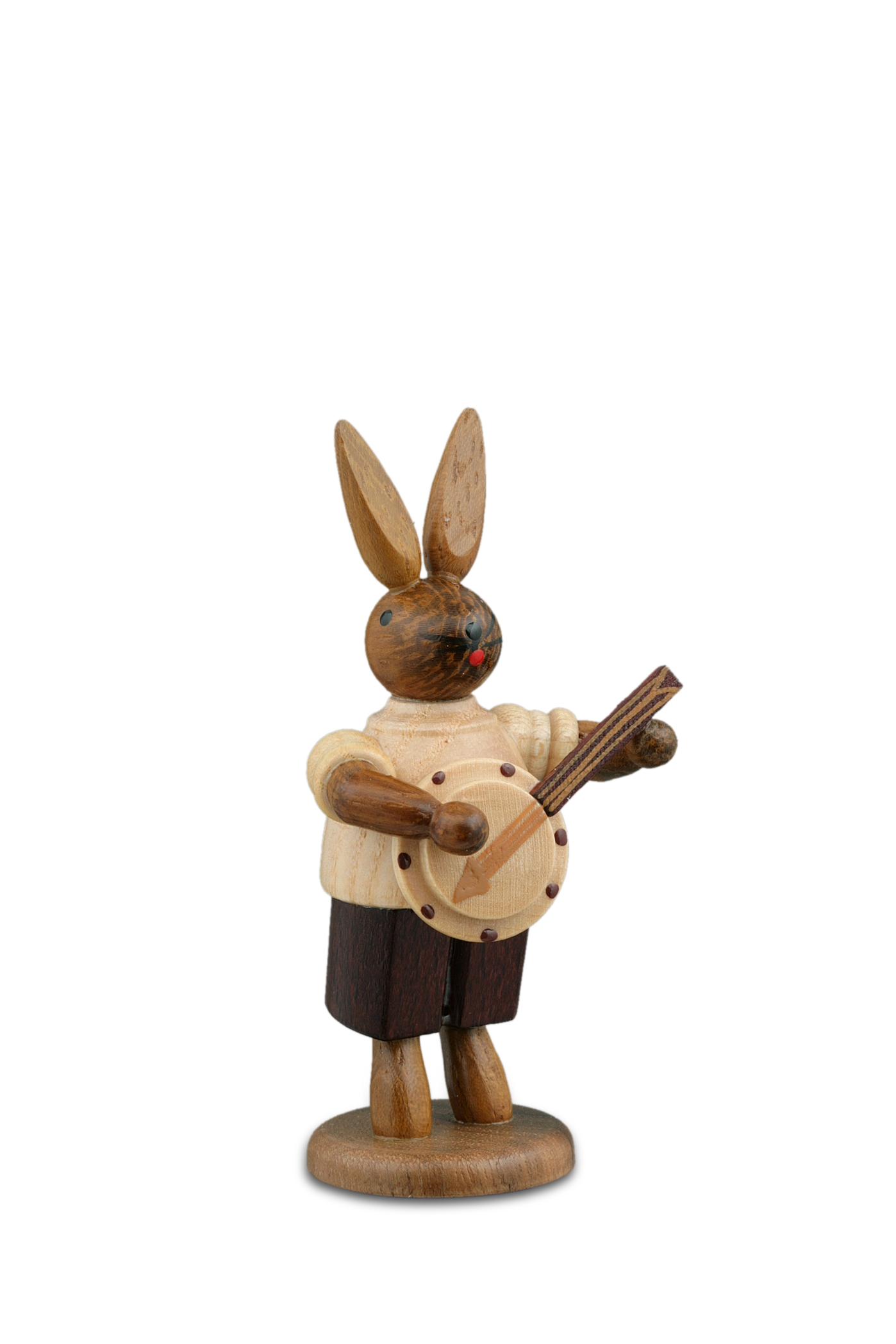 Hasenmusikant mit Banjo natur