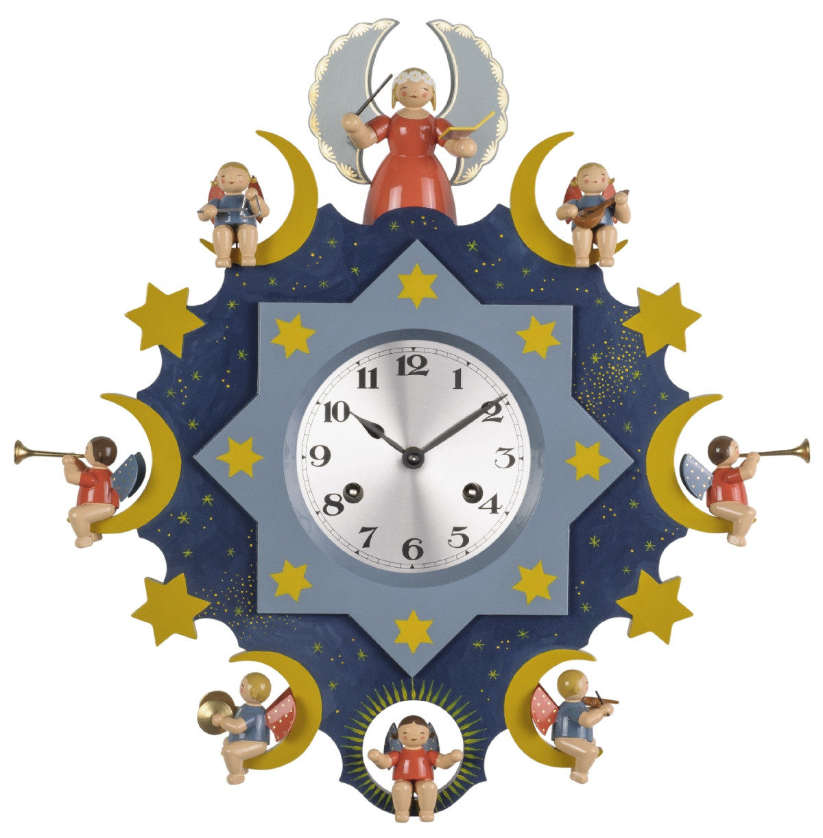 thumbnail image 2 of Wall Clock 'MEINE WERKSTATT - MEINE GESETZE' (My Workshop - My Rules) - Optional Silent Movement 2 of 5