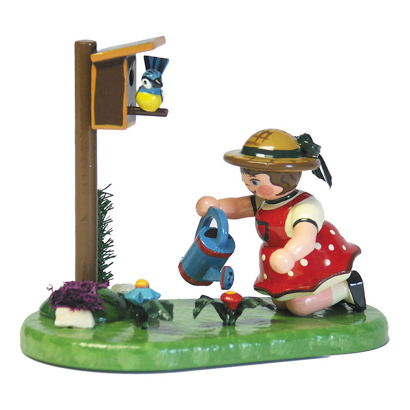 Die kleine Gärtnerin Erzgebirgskunst Drechsel