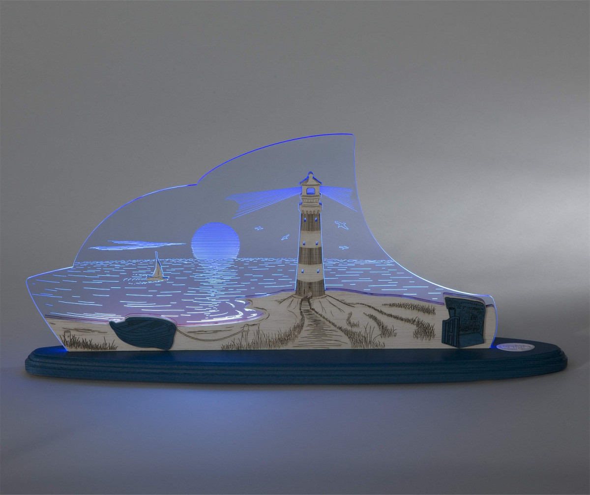 LED Motivleuchte 'Maritim' - Erzgebirgskunst Drechsel