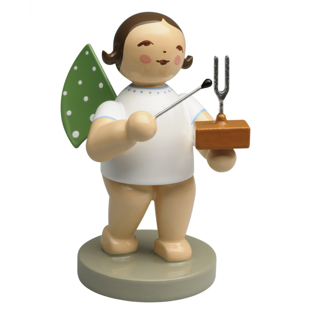 Engel-mit-Stimmgabel,-blondes-