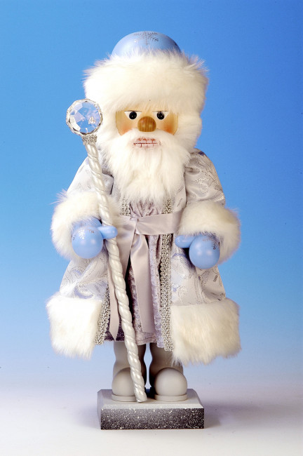 Winterlicher Nussknacker in den Eisfarben