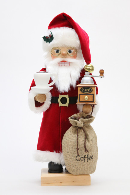 Nussknacker Weihnachtsmann Kaffeefreund