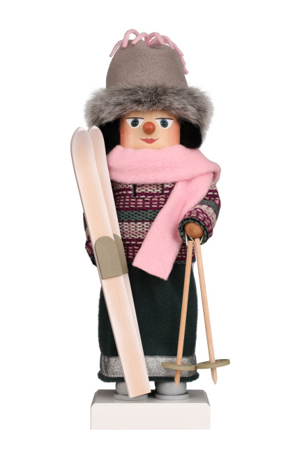 Nussknackerfrau Skifahrerin