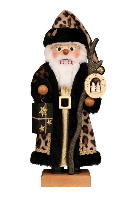 Nussknackerl Weihnachtsmann Wild Leo
