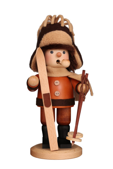  Räuchermännchen Skifahrer - Auslaufartikel