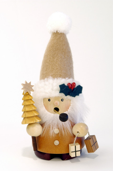 Räuchermännchen Weihnachtsmann natur