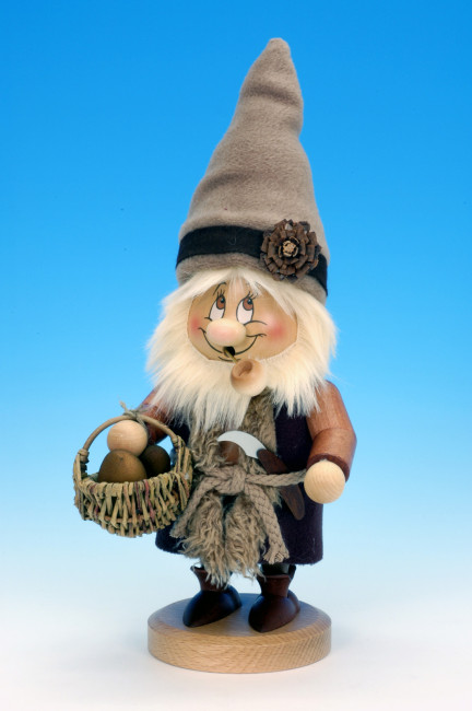Räuchermännchen Wichtel Pilzsammler