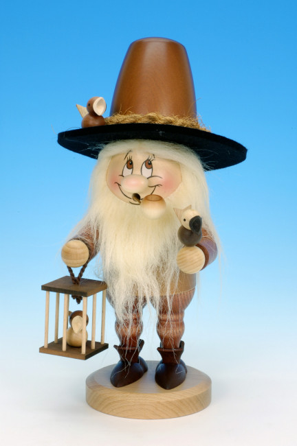 Räuchermännchen Wichtel Vogelfreund