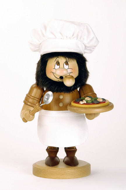 Räuchermännchen Wichtel Pizzabäcker