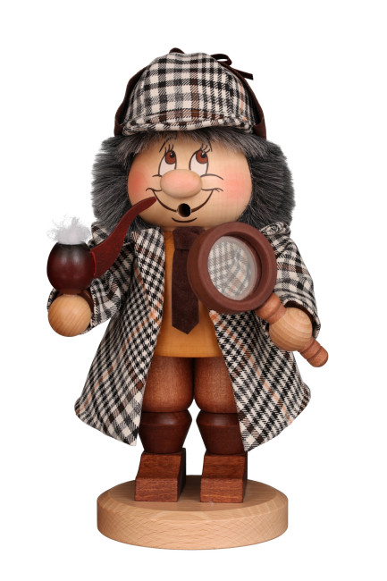 Räuchermännchen Wichtel Sherlock Holmes - Auslaufartikel