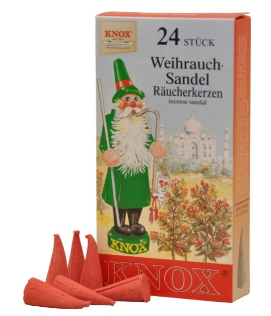 Räucherkerzen  - Weihrauch Sandel 35g, 24 Stk. Packung