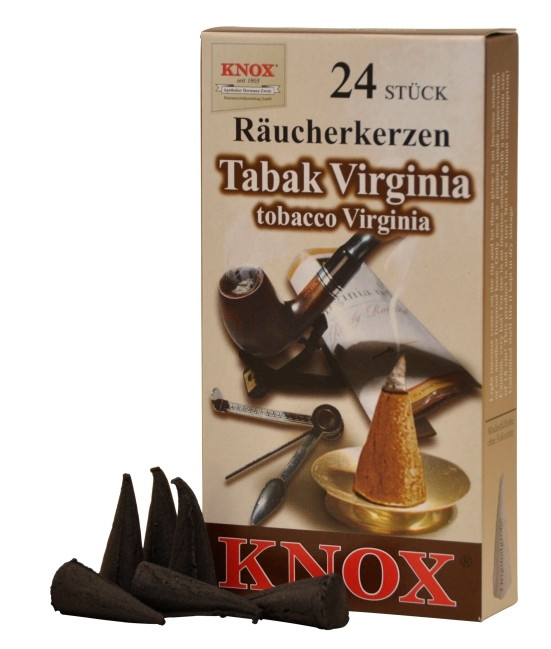 Räucherkerzen  - Tabak Virginia  35g, 24 Stk. Packung