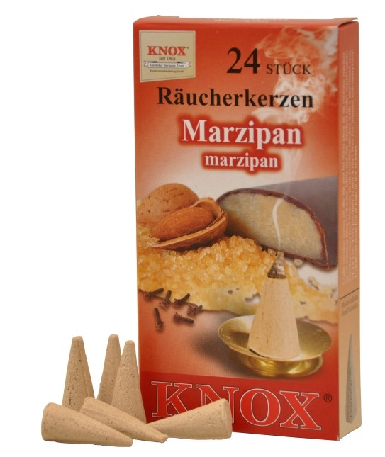 Räucherkerzen  - Gewürze - Marzipan 35g, 24 Stk. Packung