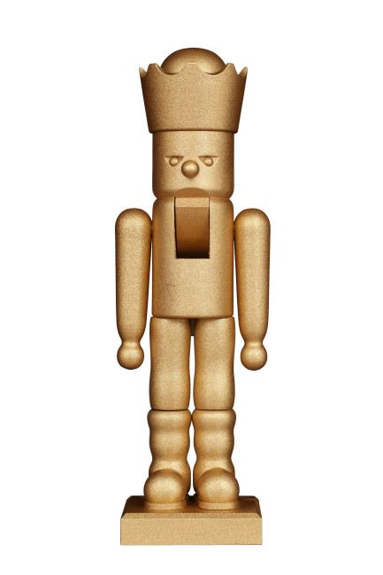 Nussknacker Glimmer König gold
