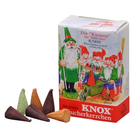 Räucherkerzen KNOX Minis Bunte Mischung, 24 Stück