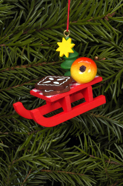 Baumbehang Weihnachtsschlitten