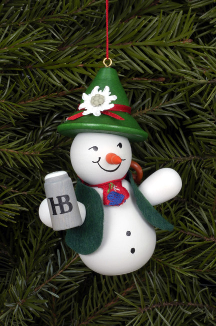 Baumbehang Schneemann Bayer