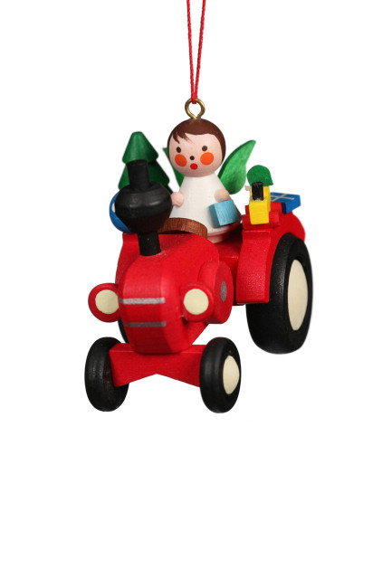 Baumbehang Traktor mit Engel
