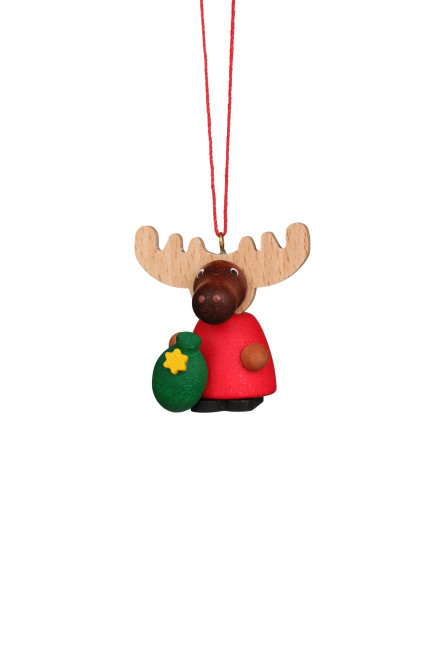 Baumbehang Elch Weihnachtsmann