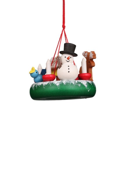 Baumbehang Kranz mit Schneemann - Auslaufartikel