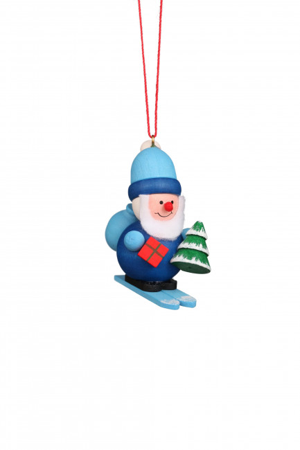 Baumbehang Weihnachtsmann blau