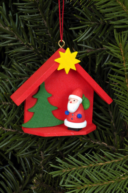 Baumbehang Weihnachtsmann im Haus