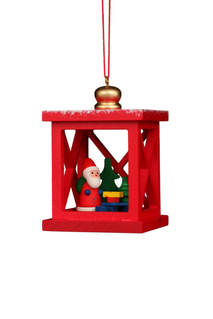 Baumbehang Weihnachtslaterne mit Weihnachtsmann