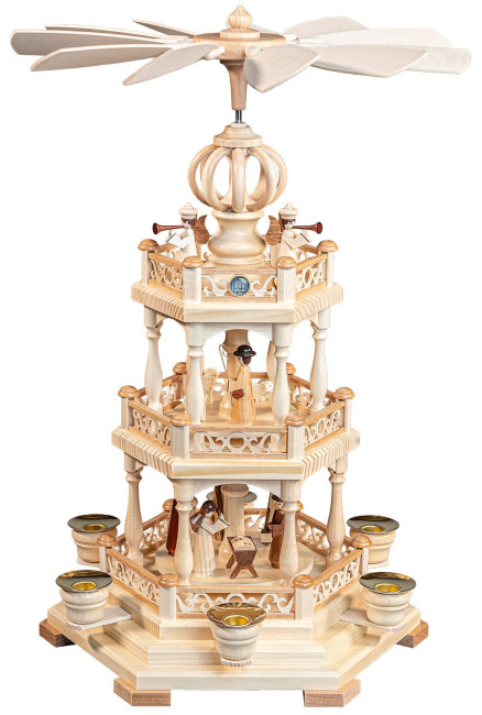 Pyramide Heilige Geschichte mit Engel, 2-stöckig