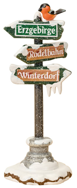 Winterkinder Wegweiser, 1 Stück einzeln