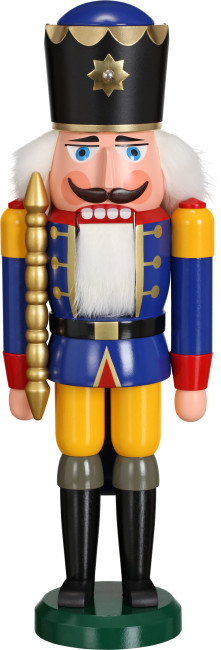 Nussknacker König Blau