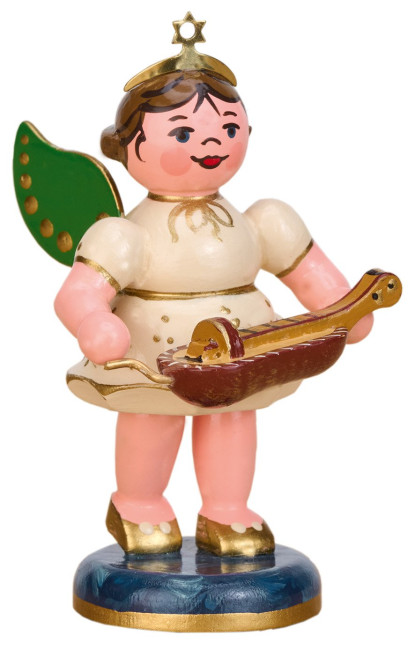 Engel mit Drehleier