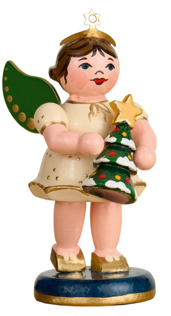 Engel mit Tannenbaum