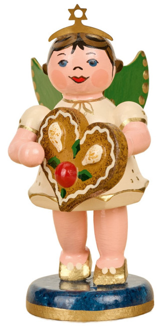 Engel mit Pfefferkuchenherz