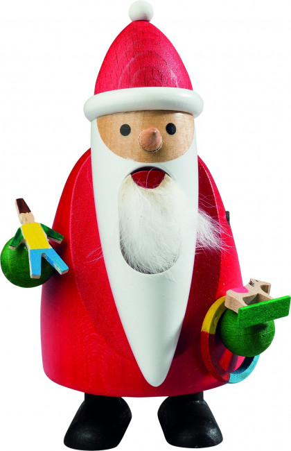 Nussknacker Langbart Santa mit Spielzeug