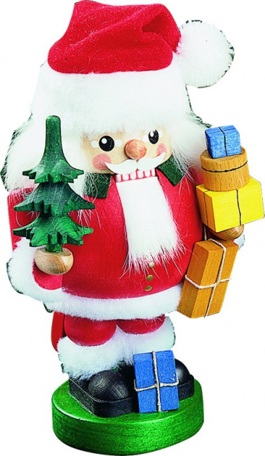 Nussknacker Santa mit Geschenken