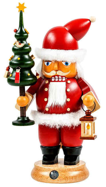 Nussknacker Weihnachtsmann mit Baum