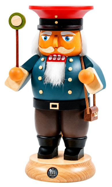 Nussknacker Eisenbahner Schaffner