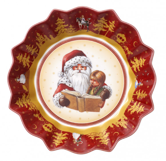 Schale Santa erzählt Märchen groß, 25 cm