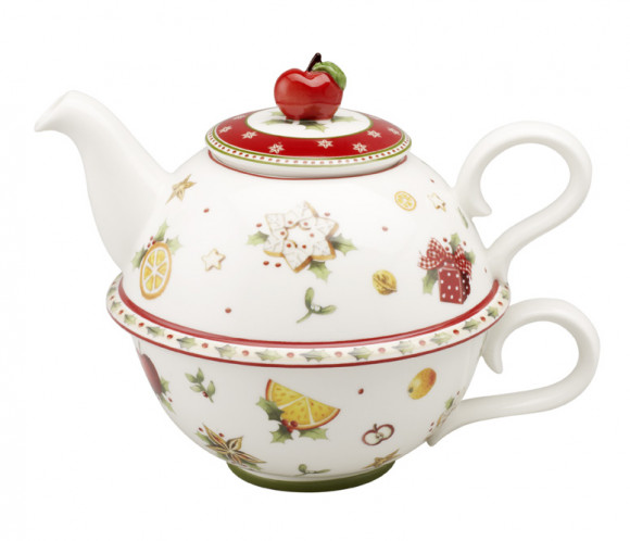 Tea for one, Tasse und Kanne - Erzgebirgskunst Drechsel