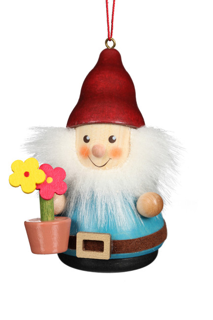 Baumbehang Wackelmännchen Zwerg mit Blumentopf - Auslaufartikel