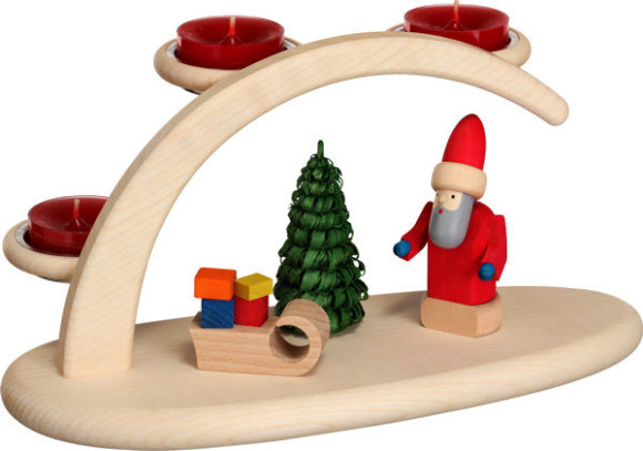 Leuchterbogen für Teelichter Weihnachtsmotiv - Auslaufartikel