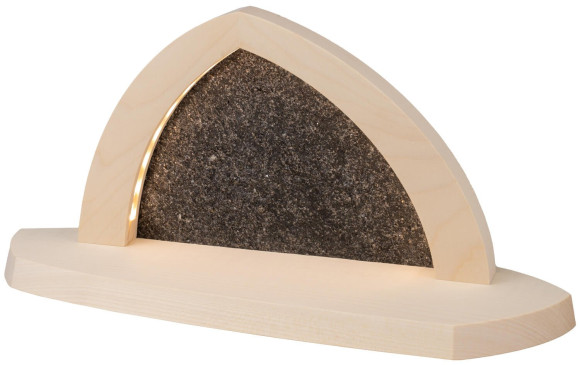 Seiffener Volkskunst LED-Gesteinsbogen natur leer ohne Bestückung zum Selbstbestücken USB-C