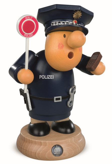 Räuchermännchen Müllerchen Polizist