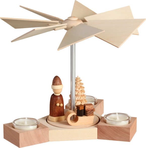 Tischpyramide Hexagonum Weihnachtsmann - Auslaufartikel