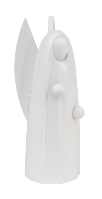 Segensengel, weiß lasiert