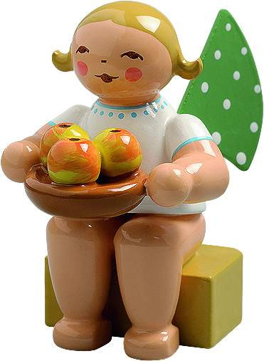 Kalenderfigur 2016 Engel mit Apfelschale
